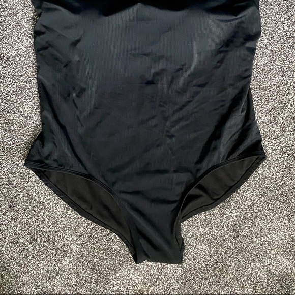 Catalina Black Ribbed One-Piece Swimsuit | Size 1X - Picture 2 of 8